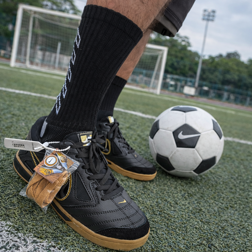 Zapatillas-Nike-sobre-césped-sintético